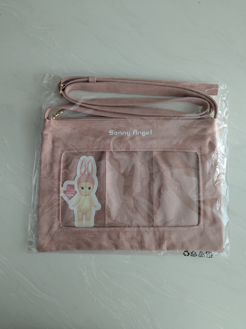 Sonny Angel My Crew Sacoche Pink Crossbody Bag NWT
